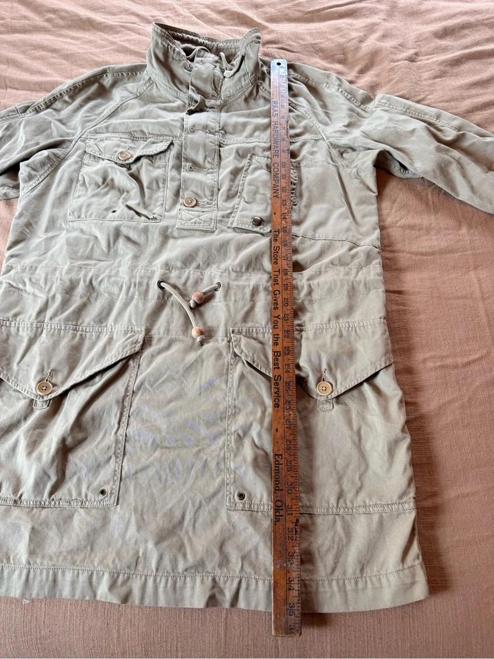 Ralph Lauren Sage Green Utility Anorak Jacket